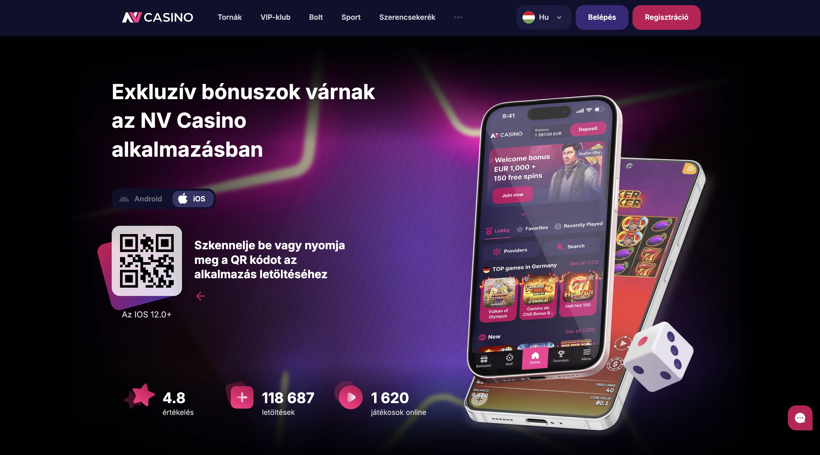 Böngészős mobil kaszinó előnyei